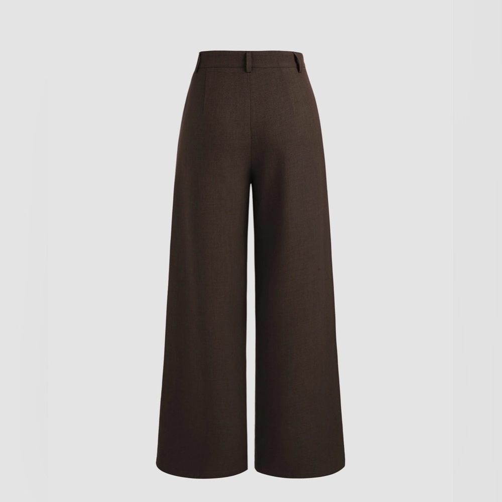Cider MidRise Straight Leg Coffee/BrownWomen's Pants NWT - Picture 2 of 6